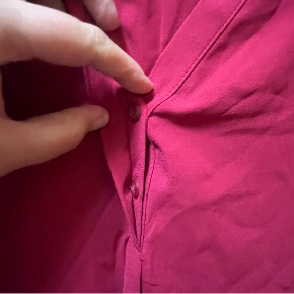 Apt. 9 Pink Sleeveless Blouse with Mandarin Collar - Picture 5 of 6